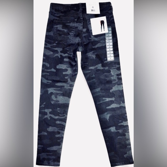 Sanctuary (Social Standard) Black Prosperity Camouflage Ankle Skinny Jeans NWT! - Picture 2 of 12